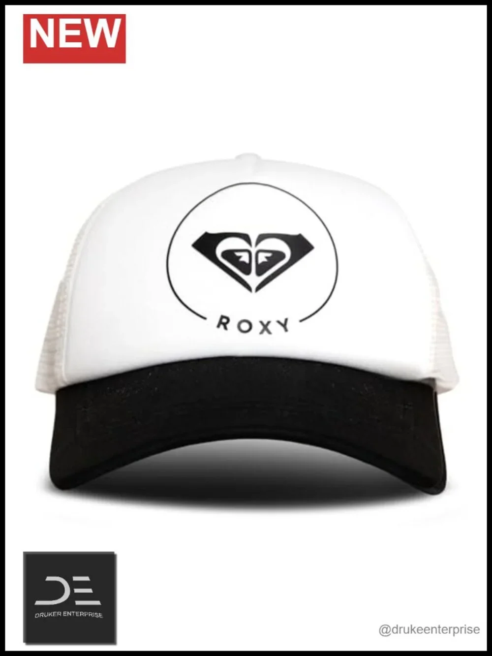 Roxy Trucker Hat - Adjustable Baseball Cap with Mesh Back